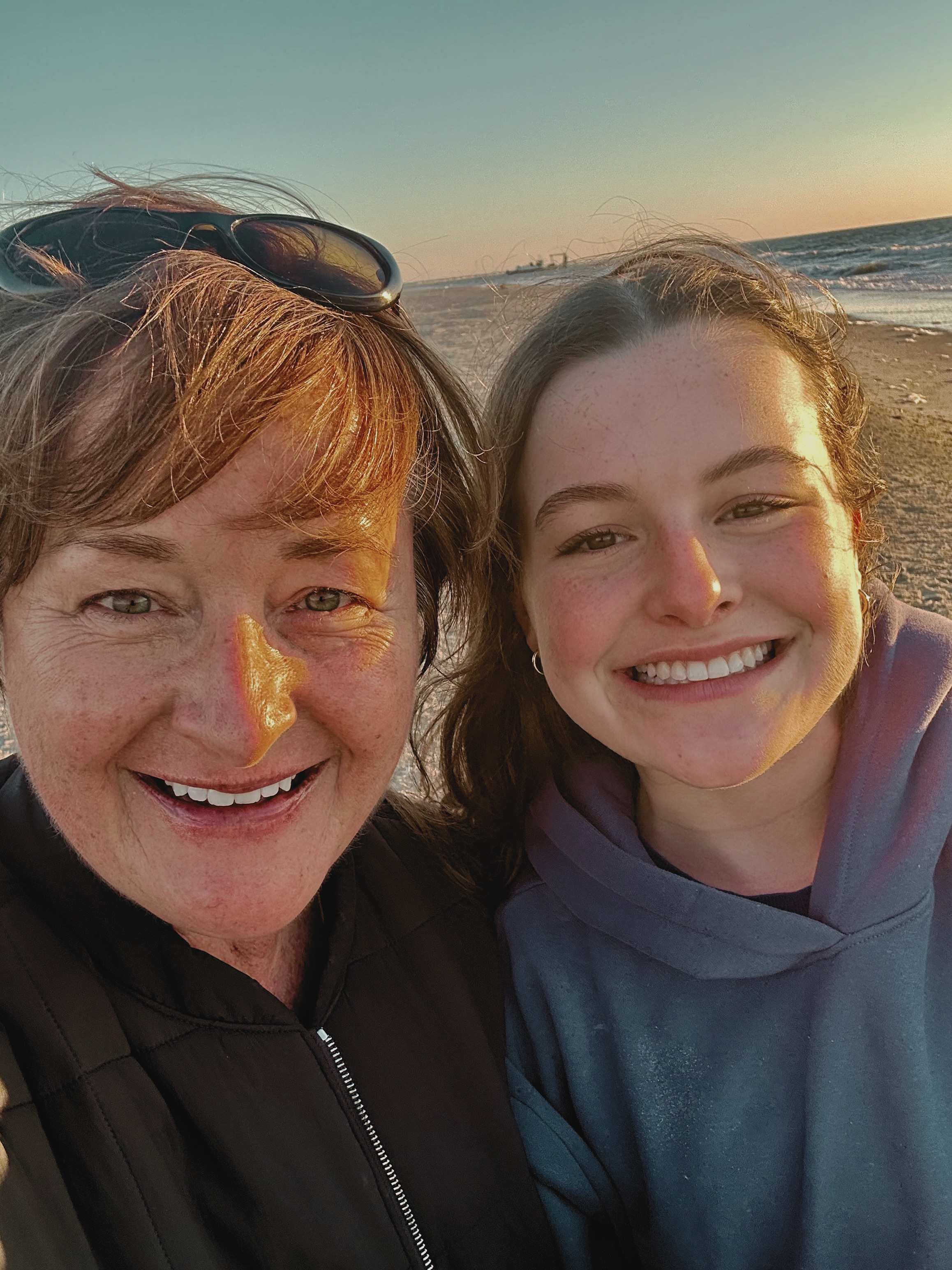 Deanne Koehn with her teenage daughter - a reminder of the families whose investment in college Professional Compass aims to honor